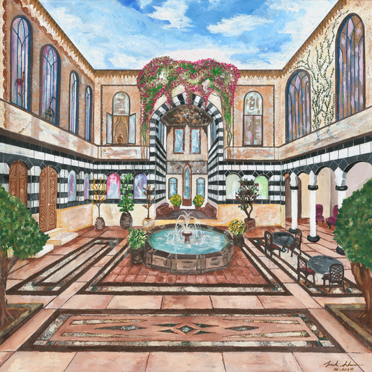 Echoes of Damascus: A Reverie in the Courtyard