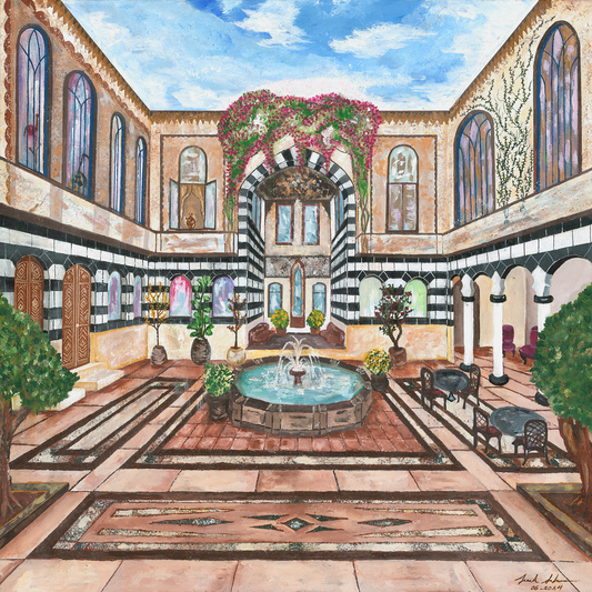 Echoes of Damascus: A Reverie in the Courtyard